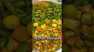 Achar Recipe  Mango chilli lemon pickle recipe  by food shoot [upl. by Carrington]