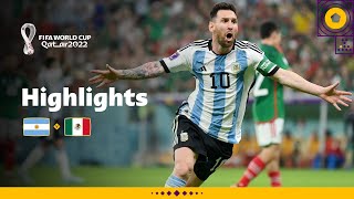 Messi magic sets up win  Argentina v Mexico  FIFA World Cup Qatar 2022 [upl. by Tirreg]