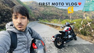 My First MotoVlog❤️ Sunday Morning Ride to Sinhagad  Jawa Bobber 42  Vlog 2023 [upl. by Nawud71]