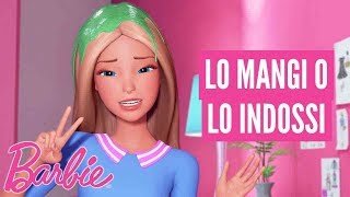 Sfida o Lo Mangi o Lo Indossi  I vlog de Barbie  BarbieItalia [upl. by Idnod]