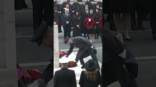 King Charles leads Remembrance Sunday Ceremony at the Cenotaph in London [upl. by Enialehs]