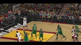 NBA 2K13  Dunking Tutorial 360 Dunks Between The Legs 360 Dunk Alleyoop To Self Dunk amp More [upl. by Acirretahs]