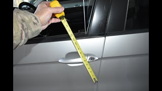 BMW X5 Door Wont Open Correction Insert Rod 10quot not 8quot as stated [upl. by Max505]