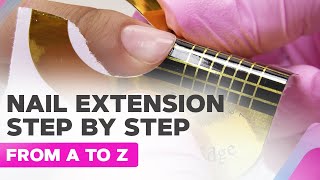 Gel Nail Extension for Beginners  Step by Step Nail Sculpting Tutorial [upl. by Eugor]