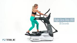 TRUE Fitness ES700 Elliptical Workout  Fitness Gallery [upl. by Bernard]