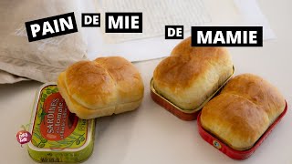 PAIN DE MIE 🍞Recette Pain maison de ma Mamie La petite bette [upl. by Suiradel]