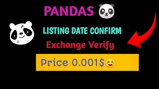 Panda Listing Date  Panda price Panda exchangeneelsky exchangeAirdrop Benfit [upl. by Ordnaxela]