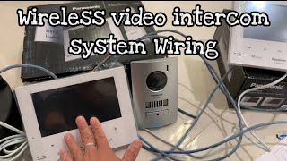 Wireless video intercom system wiring [upl. by Oirramed]