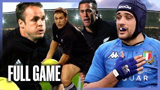 Crazy kick to the FACE Mehrtens breaks records  3 props score All Blacks vs Italy [upl. by Khoury]