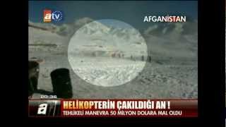 ABDli Manyak Pilot AH64 Apache Helikopteri yere Cakiyor [upl. by Eelyah]