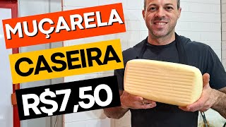 MUSSARELA OU MUÇARELA CASEIRA Como fazer I PIZZARIA DELIVERY DE SUCESSO [upl. by Frulla]