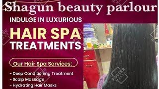 hair smoothening treatment Shagun beauty parlour Gunjan please subscribe my channel [upl. by Bounds]