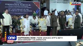 HAPPENING NOW PBBM GRACES AFPS 88TH ANNIVERSARY CELEBRATION [upl. by Ninahs]