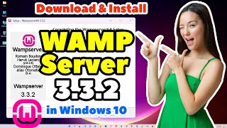 How to Download amp Install WAMP Server 332 in Windows 10 PC or Laptop  2024 [upl. by Nickola]