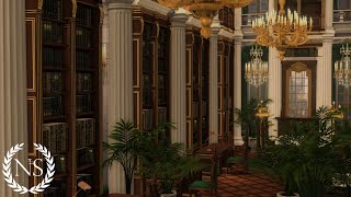 Stately Country Manor  CC File List amp Gallery Details Included  Sims 4 Stop Motion Build [upl. by Sollie]