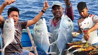 gila Senior Fishing turun arena taklukkan monster😱 BBQ with Tim Futsal Daeng Lala FC [upl. by Bozuwa]