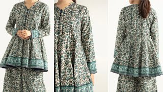 16 Pannel کلیوں والی short designer frock tutorial  Pannel frock cutting and stitching [upl. by Honor]