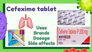 Cefixime Tablet Full information In Hindi  Uses  Side effects  Zifi 200Cefolac tablet [upl. by Carrillo]