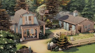 Small Horse Ranch 🐎  The Sims 4 Speed Build No CC [upl. by Quinn]