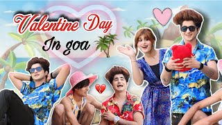 Valentine day in Goa😂  Gulshan kalra  Jaanvi patel [upl. by Grissom]