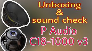 1600w AES P AUDIO SPEAKERS C18 1000v3 Challenger series बेहतरीन स्पीकर्स हैं लाइव प्रोग्राम के लिए [upl. by Hartnett68]