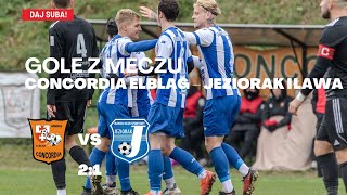 Concordia Elbląg – Jeziorak Iława 21 21 Gole z meczu 15 kolejki forBET IV ligi 16112024 [upl. by Eilloh]