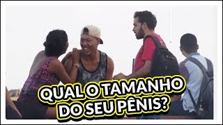 PEGADINHA QUESTIONARIO CONSTRANGEDOR COM HOMENS  MANDE A SUA 60 [upl. by Eibur]