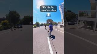 This is for snowboarders 🏂snowboarding snowboarder freebord snowboarderslife freeboard [upl. by Crescentia]