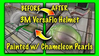 3M Versaflo Helmet  Custom Painted Chameleon Pearls with Candy [upl. by Laven]