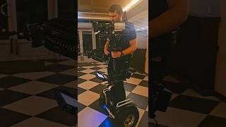 First time steadicam on segway eswinges6 tiffen steadiged xspine g70x gzoom steadicam [upl. by Llerroj]