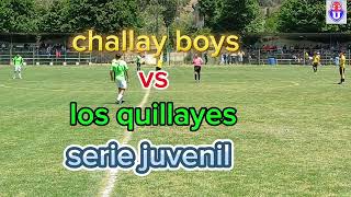 juvenil challay boy vs los quillayes🤘🇨🇱⚽️😀 [upl. by Polak]