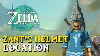 Zelda Tears Of The Kingdom Zants Helmet Location [upl. by Enelrahs]