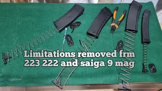 Limitations removing frm saiga 223 222 and saiga 9 magazines [upl. by Isabelita]