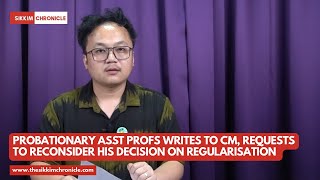 Probationary Asst Profs writes to CM Requests to reconsider his decision on regularisation [upl. by Kort885]