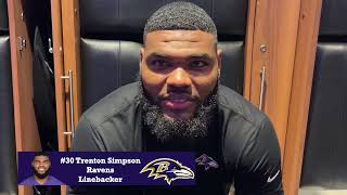 Trenton Simpson Talks Being Mentored by Roquan Smith with Carita Parks  Ravens Rundown [upl. by Gehman]