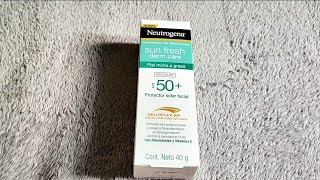 Mi experiencia con protector solar Neutrogena sunfresh [upl. by Lorusso]