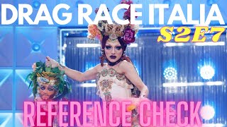 THE ITALIAN ROAST  Drag Race Italia S2E7  Reference Check [upl. by Ybrad660]