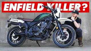 New 2023 Honda CL500 Scrambler Review The Enfield Killer [upl. by Newol]