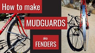 How to Make Bicycle Fenders  Mudguards [upl. by Eramal339]