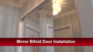 Mirror Bifold Door Installation [upl. by Nemajneb]