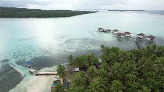 Drone Aerial video of the famous Para Nuii in the island garden of Pohnpei Ponape State FSM [upl. by Atinniuq]