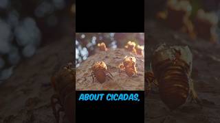 Noisy Cicadas 🪰zoology facts zoologyfacts cicadas noise antibacterial shortsfeed [upl. by Atiuqer]