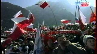 Adam Małysz vs Sven Hannawald  Planica 2003  1st competition  1st round amazing commentary [upl. by Artinek]