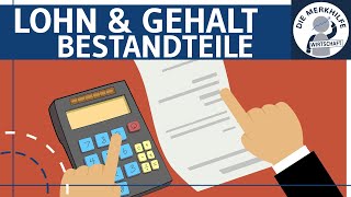 Lohn amp Gehaltsabrechnung  Bruttoentgelt Abzüge AN und AGAnteil Nettoentgelt amp Beispiel [upl. by Nnylyahs]