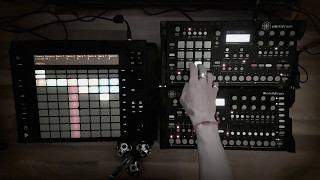 Elektron Overbridge amp Ableton Live  Analog Rytm Analog Four Ableton Push Overflow  Intro [upl. by Aihsat]