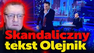 Skandaliczny tekst Olejnik Płk Piotr Wroński mówi dlaczego Radosław Sikorski jest atakowany w TVN [upl. by Argent]