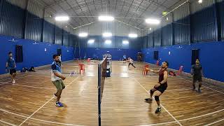 Adesh amp Lancy vs Ashith amp JoY  2611202408  BADMINTON  SAMAY  KARKALA [upl. by Meehan917]