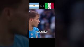 Final Finalissima 2022 Argentina vs Italy football shorts argentina italy [upl. by Odnala]