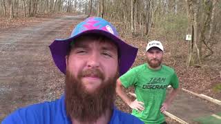 Mornings With Max Chris Dickerson coaches Max through Cliffside with an all Discraft Bag Part 1 [upl. by Yzzo]