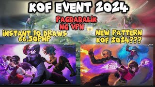 KOF Phase 3 VPN MLBB 2024 ✅ Tipid Tricks 10 Draws ✅ New Pattern✅ [upl. by Anisah]